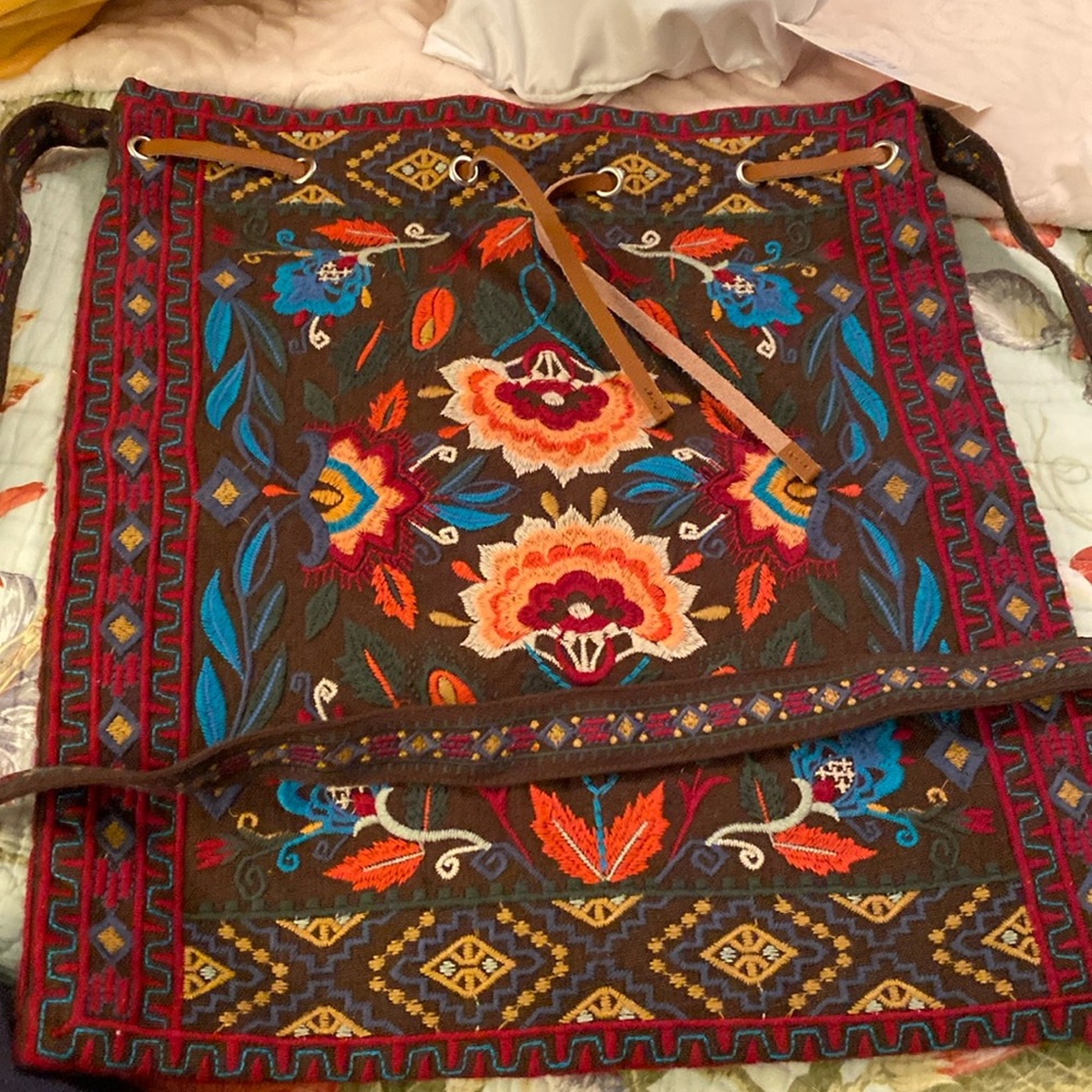 Johnny Was Izamal Drawstring Bag